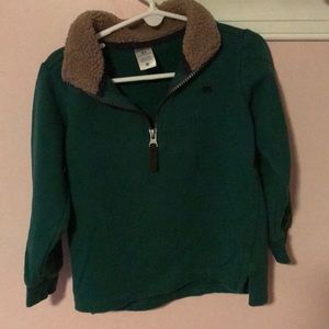 Carters toddler green sweater